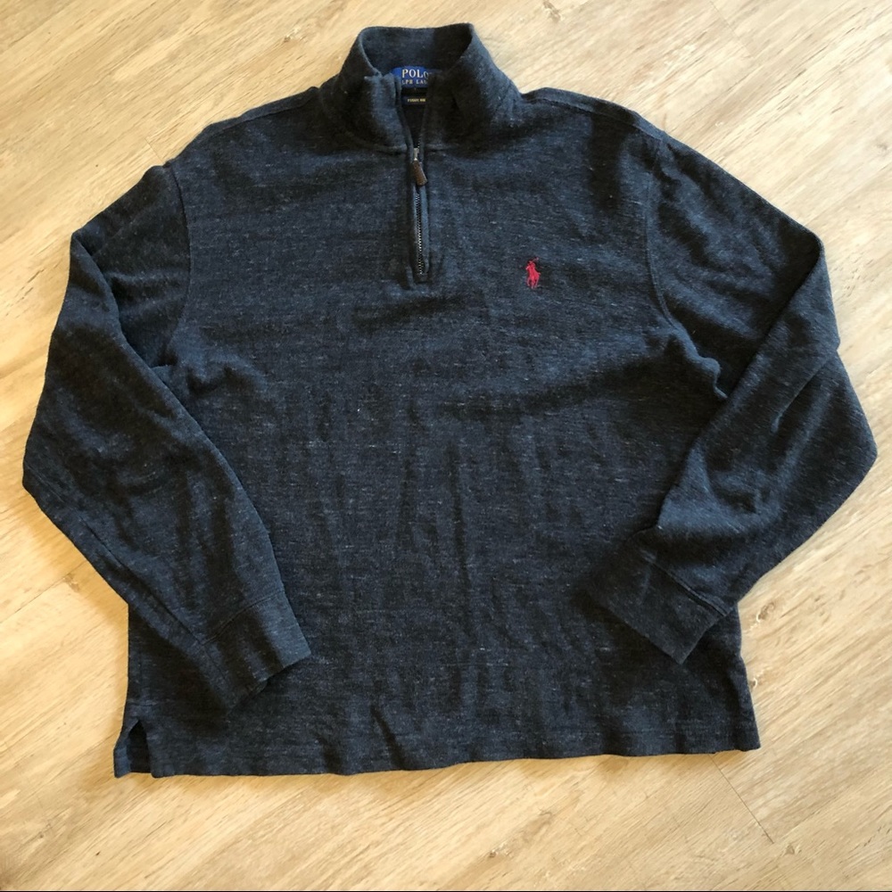 Polo Ralph Lauren 1/4 zip sweater estate rib